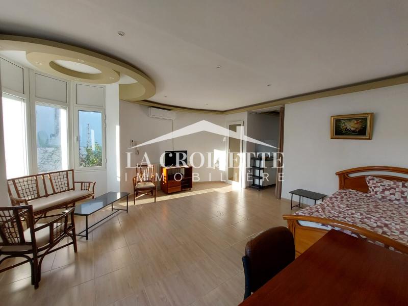 Rez-de-chaussée de villa S0 meublé à La Marsa
